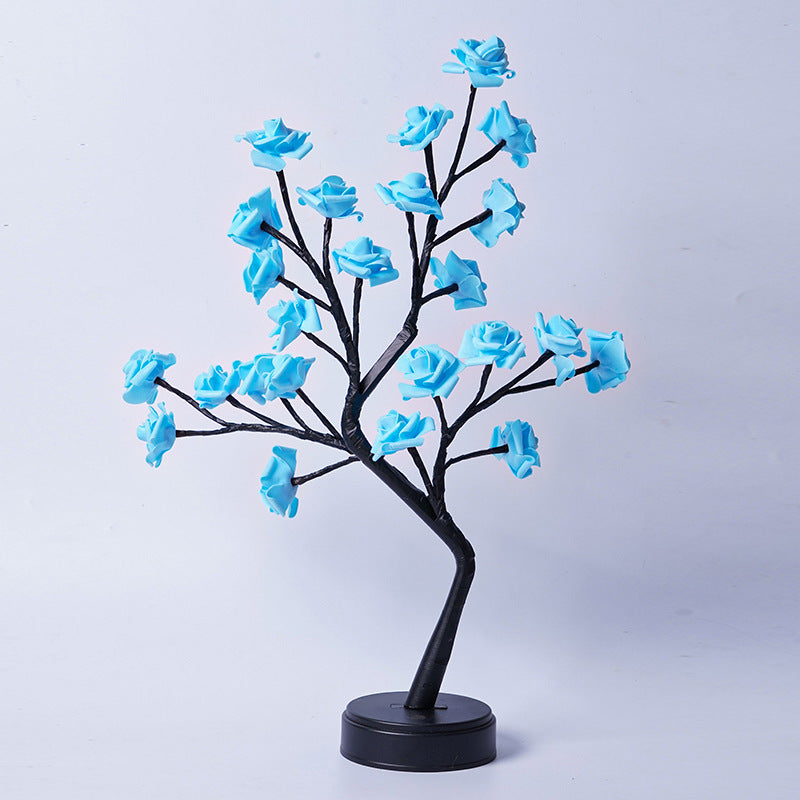 Sparkly Tree Table Flower Lamp