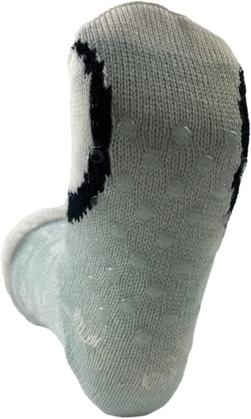 DG Hill Sock Slippers for Women - 2 Pack Non Slip Socks - Fuzzy Socks Warm Socks with Grippers Sherpa Fleece Lined Thermal